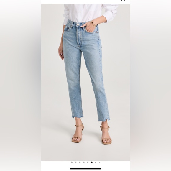 Agolde Riley high rise straight crop jeans - Picture 6 of 10